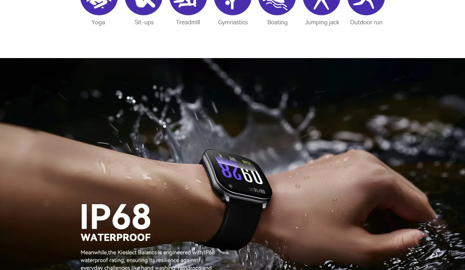 Kieslect Balance D1 Smart Watch – Smart Lifestyle, Balanced Performance