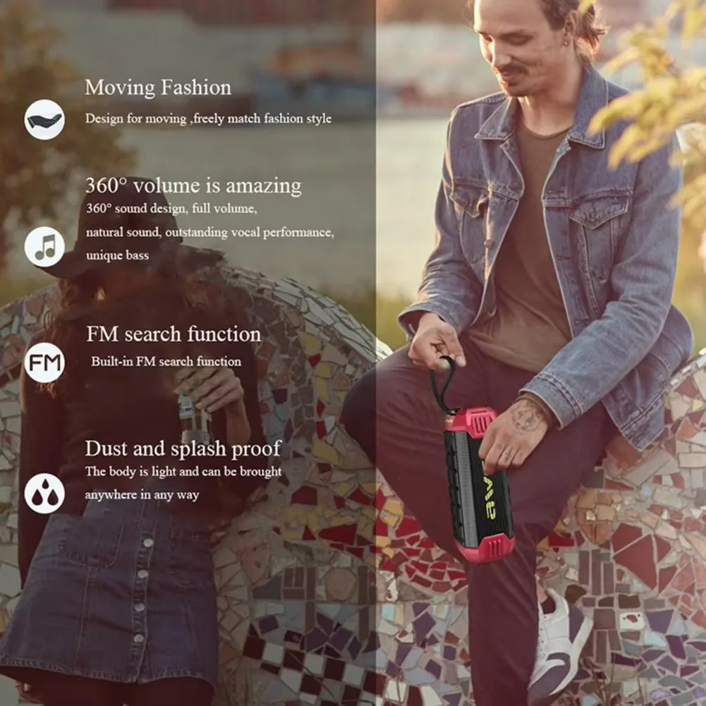 Awei Y280 Portable Waterproof Bluetooth Speaker 2
