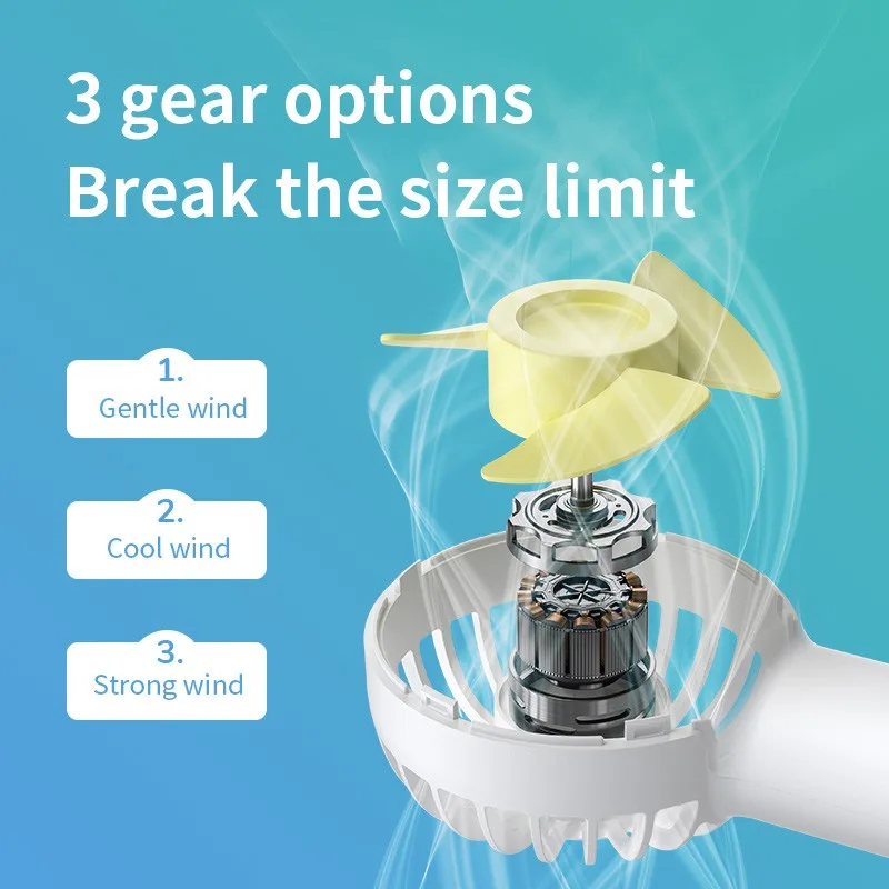Jisulife Fa20 Rechargeable Mini Handheld Fan (4)