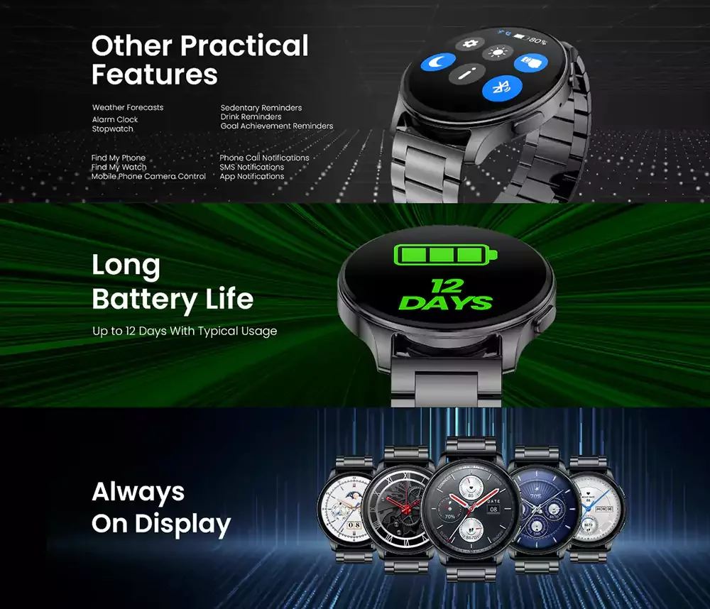 Amazfit Pop 3R Bluetooth Calling Smartwatch 4