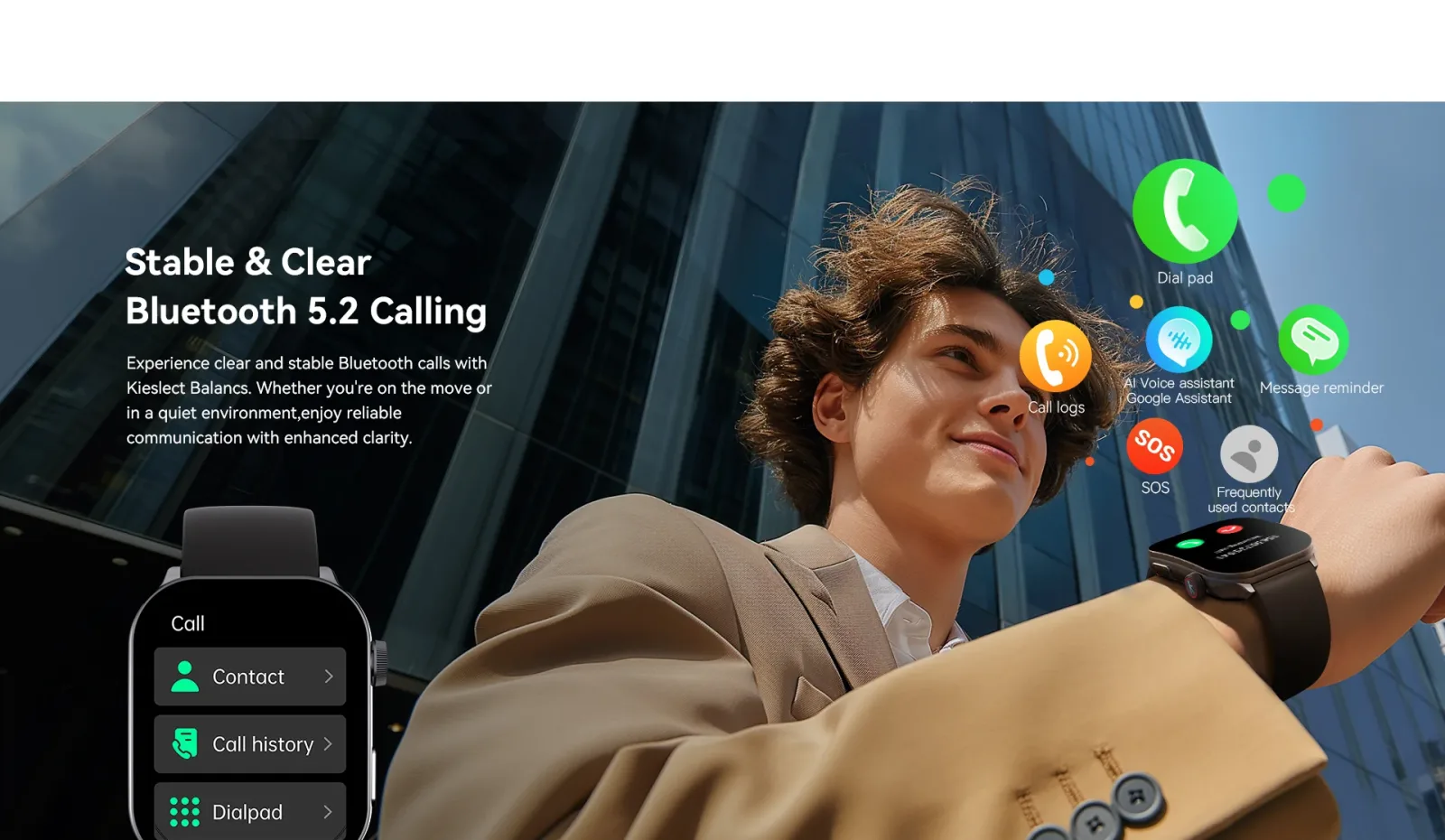 Kieslect Balance D1 Smart Watch – Smart Lifestyle, Balanced Performance