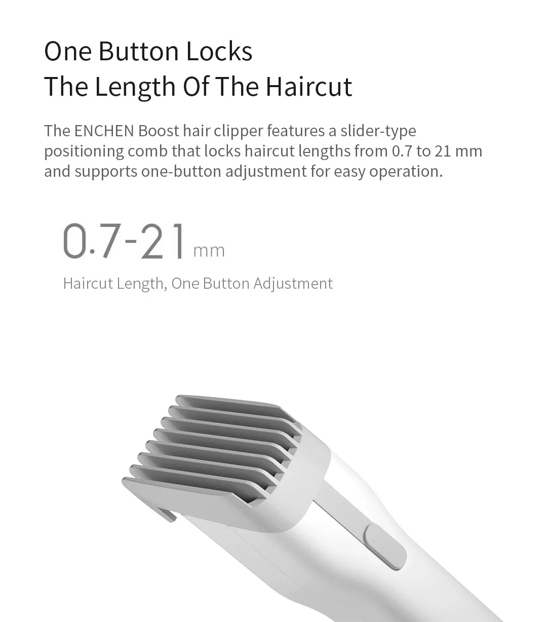 Xiaomi ENCHEN Boost USB Electric Hair Clipper Two Speed Ceramic Cutter Hair Fast Charging Hair Trimmer Children Hair Clipper 1