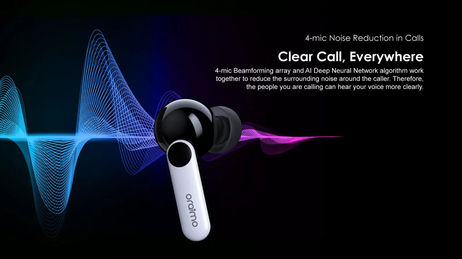 oraimo FreePods 4 Active Noise Cancellation