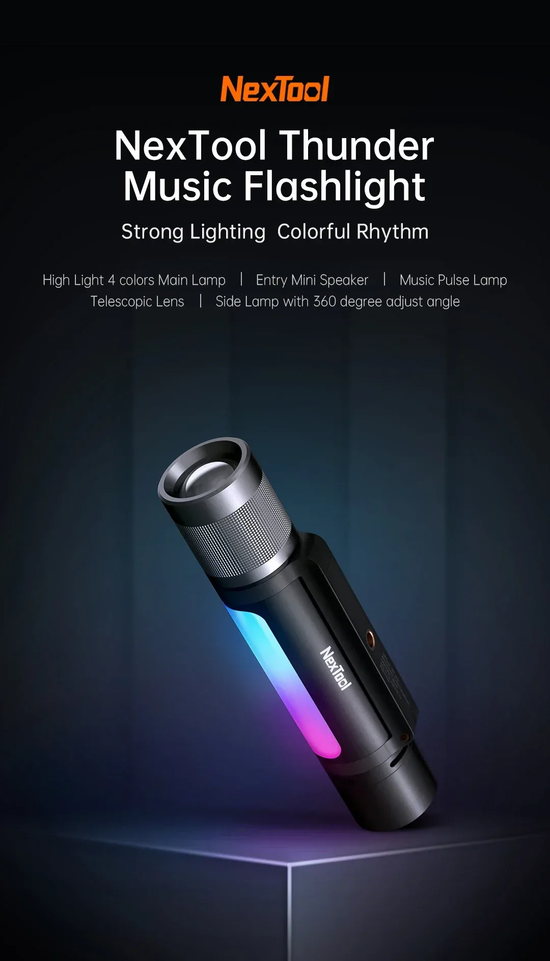 Xiaomi NexTool (NE20161) Outdoor 12 in1 Thunder Music Flashlight 1