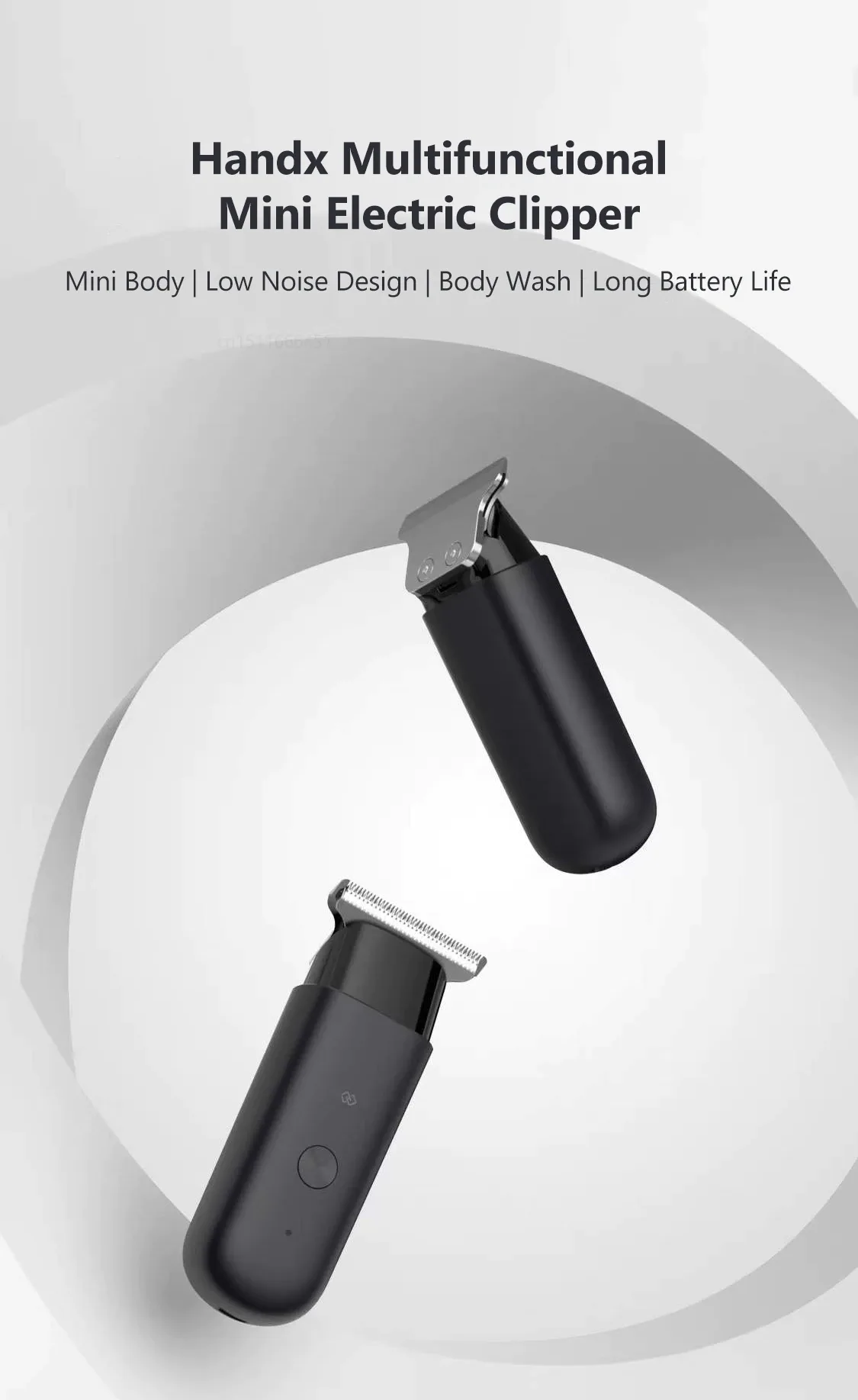 Xiaomi Hunaxing Multifunctional Mini Hair Trimmer Ipx7 Waterproof