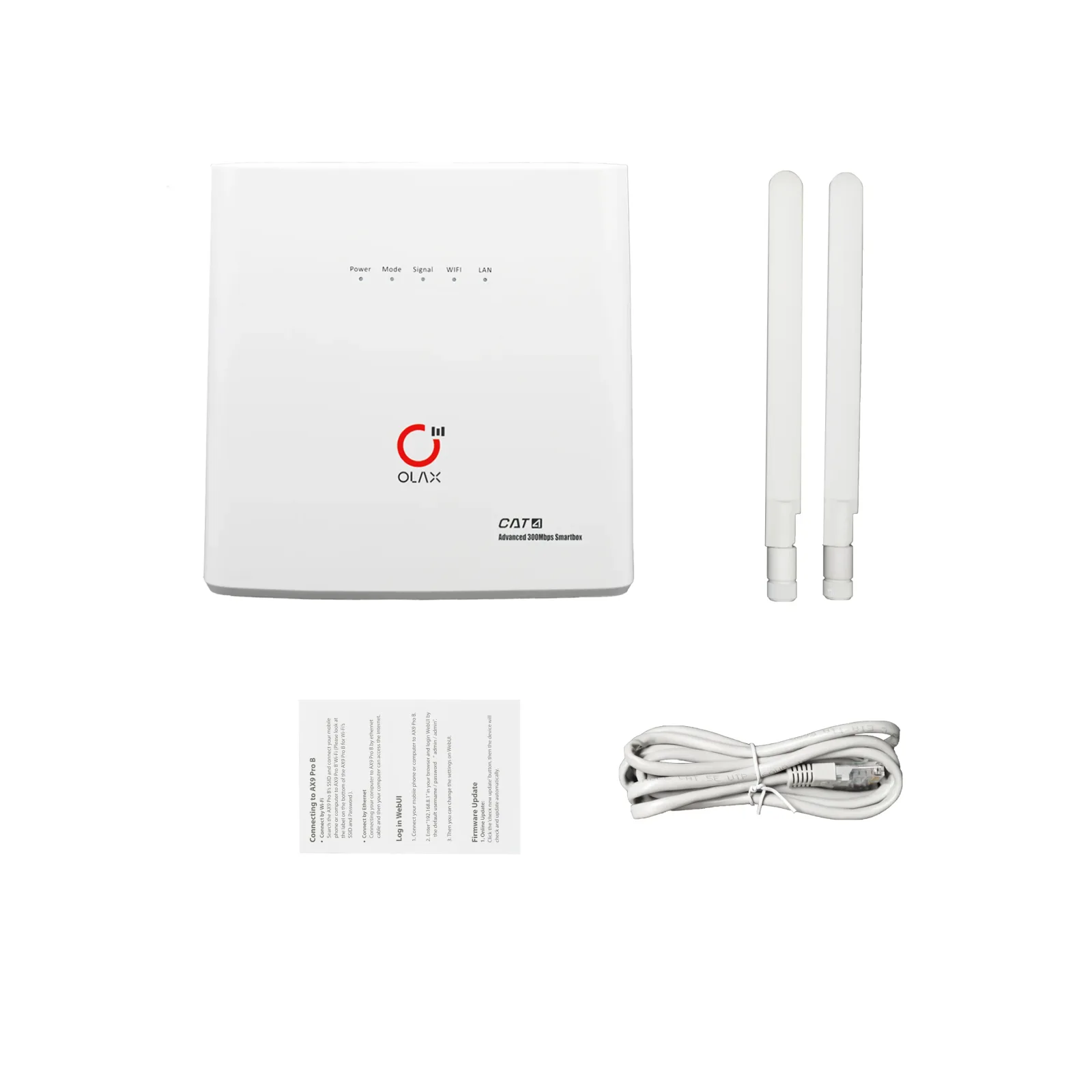 OLAX AX9 Pro B 300mbps 4g Router 4000mah battery WiFi Router 3