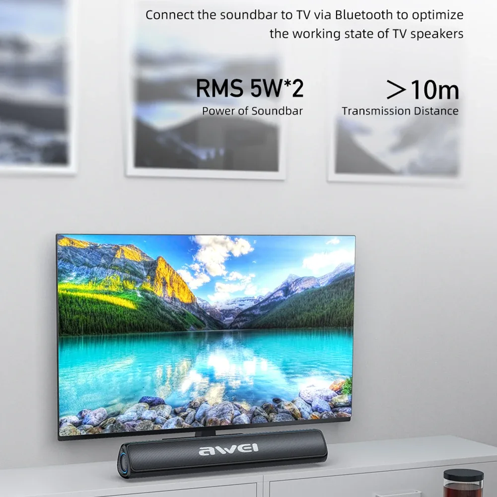 Awei Y333 Portable Bluetooth Speaker 9
