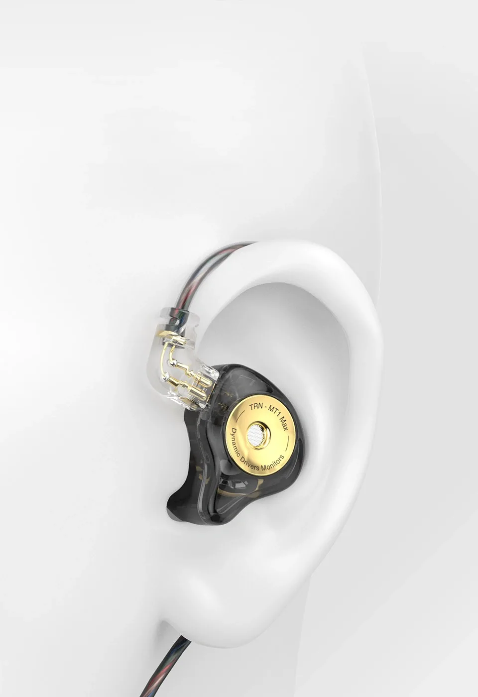 TRN MT1 MAX in the ear