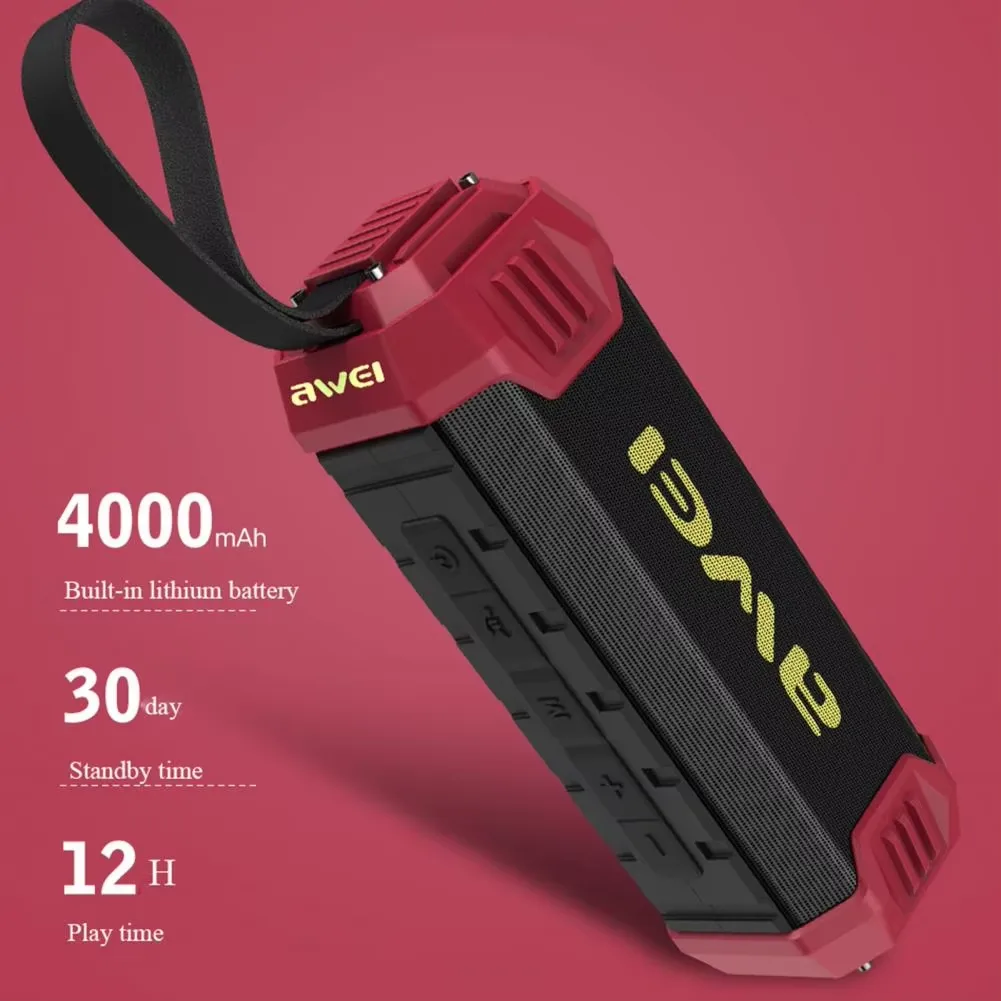 Awei Y280 Portable Waterproof Bluetooth Speaker 9