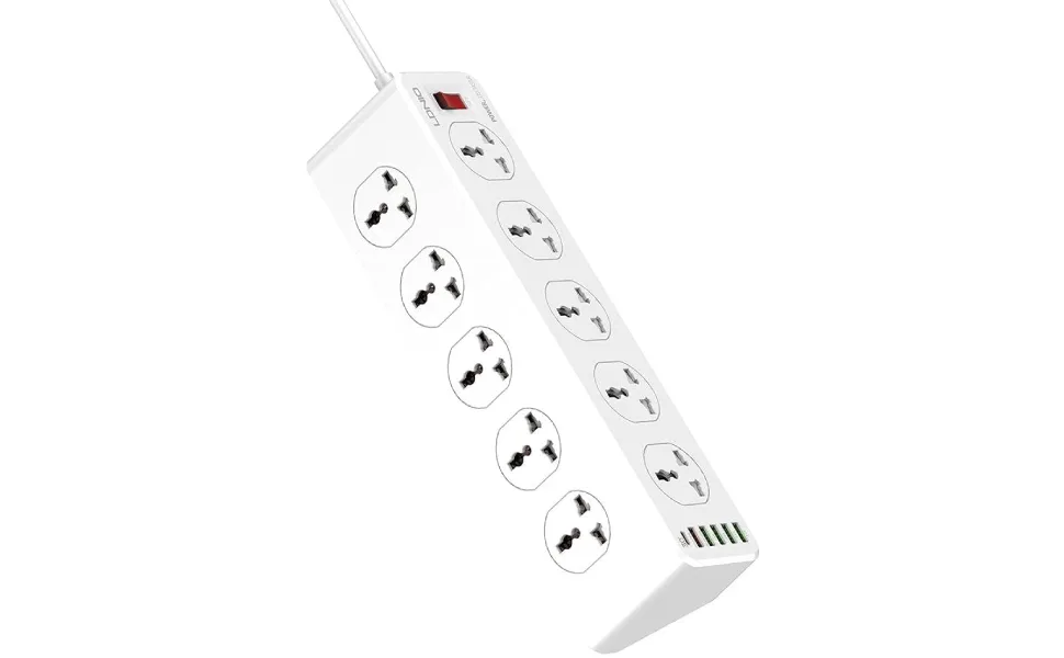 For 10 Eye UK Switched Seperate Switch for Each Eye and 6 USB Output 3.4A, Fire Retardant Body and