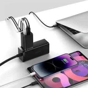 Baseus 65W USB QC.3+ DUAL PD ADAPTER WITH 100W cable