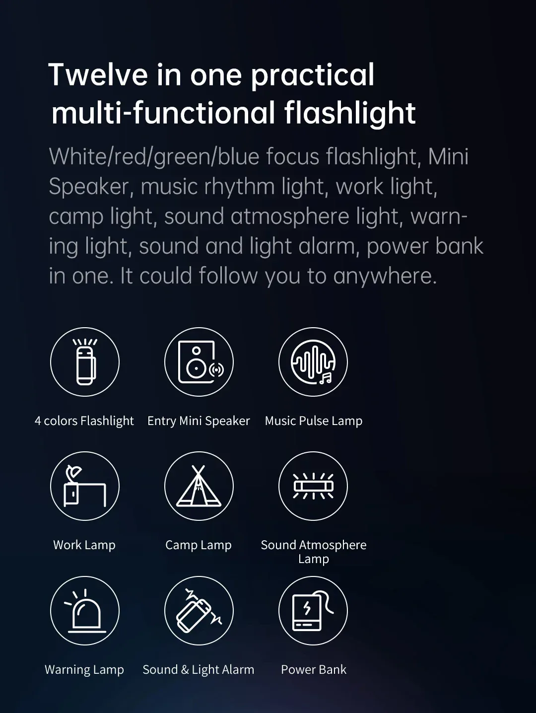 Xiaomi NexTool (NE20161) Outdoor 12 in1 Thunder Music Flashlight 4