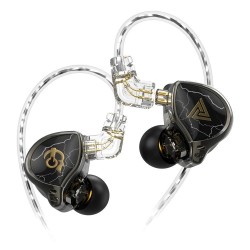 QKZ x HBB 10mm Titanium-Coated Diaphragm Driver HiFi In-Ear Earphones with mic - Audio Equipment | Gadget Monkey BD