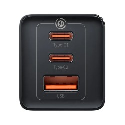 Baseus 65W USB QC.3+ DUAL PD ADAPTER WITH 100W cable - Power & Accessories | Gadget Monkey BD